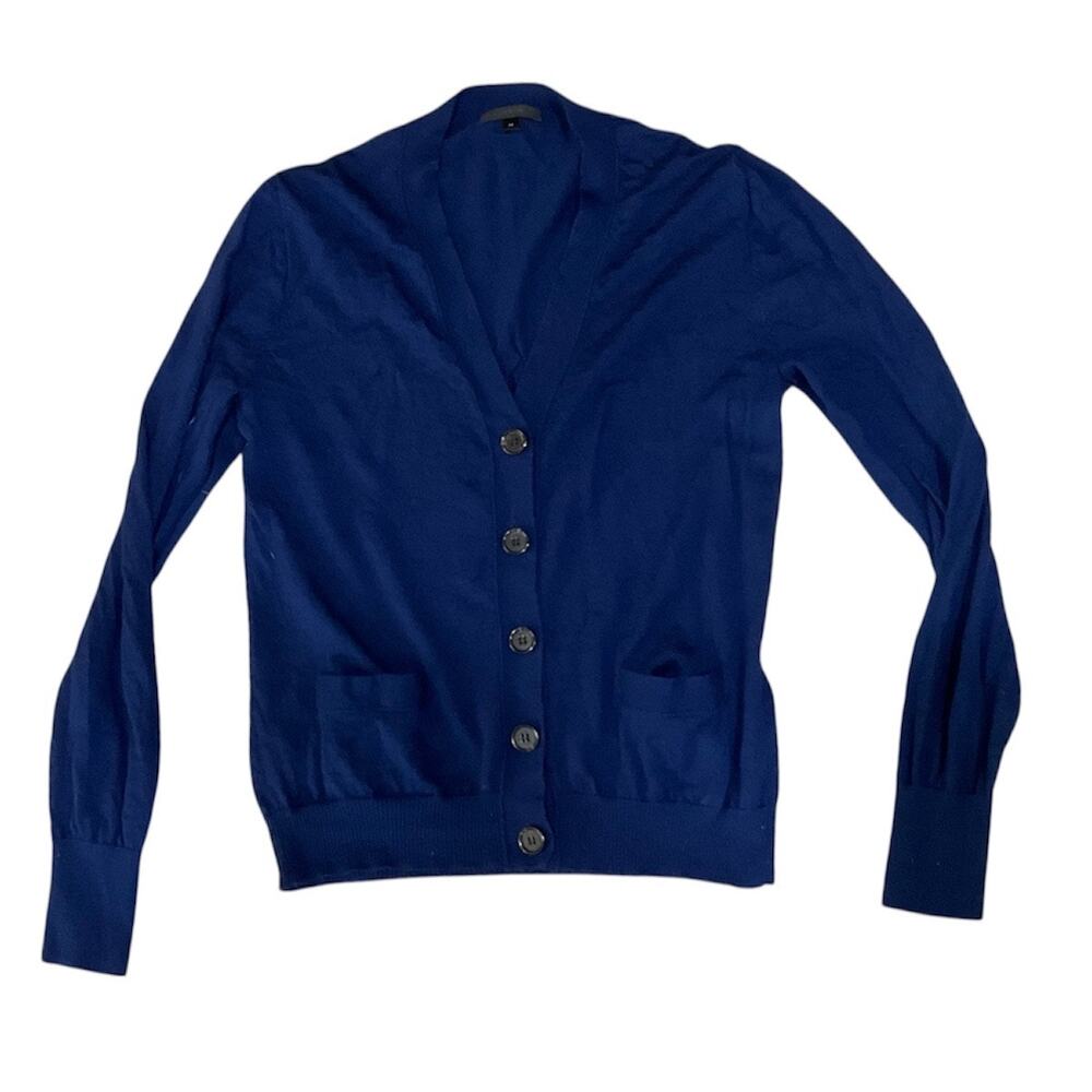 J. Crew Sweater Women Blue 100% Merino Wool